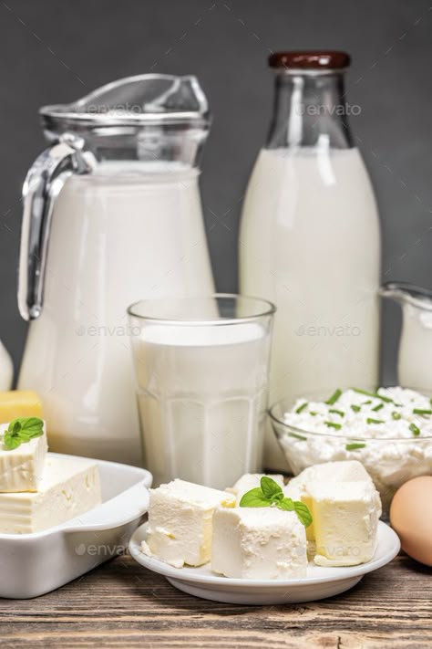 Milk Products Dairy, Milk Product Photography, Dairy Products Photography, Dairy Photography, Dairy Shop, Liquid Cheese, Milk Photo, Milk Photography, Fruit Juice Recipes