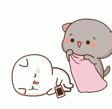 Peachcat Cats GIF - Peachcat Cat Cats - Discover & Share GIFs Panda Couple, Calin Gif, ملصق تحفيزي, Chibi Icon, Doodles Bonitos, Peach Cat, Bear Drawings, Whatsapp Stickers, Bear Panda