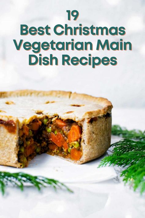 Vegetarians will never feel forgotten at the Christmas buffet! These festive Christmas Vegetarian Main Dish Recipes will have everyone drooling … even the meatatarians on your guest list! Bonus: turns out, most of the very best recipes I found for this showcase also happen to be VEGAN Christmas recipes, as well! Vegetarian Recipes To Freeze, Christmas Vegetarian Recipes, Vegetarian Christmas Main, Recipes To Freeze, Christmas Vegetarian, Oven Bakes, Vegetarian Christmas Dinner, Veggie Christmas, Vegetarian Christmas Recipes