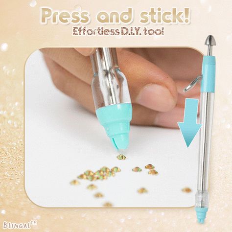 Embroidery Pen, Smart Pen, Diy Gem, Pen Diy, Diamond Pen, 3d Embroidery, Glitter Iphone, Diamond Embroidery, Writing Pens