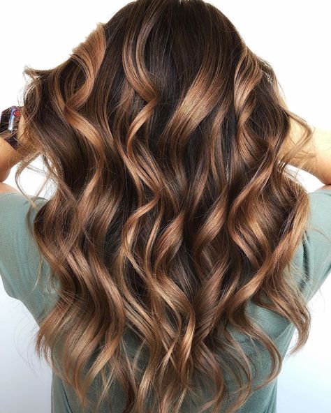 PRAVANA on Instagram: “it may be because it's #nationaldessertday but this is giving us caramel chocolate drizzle cake vibes 😍. What's your fave sweet treat?…” Dark Brunette Balayage, Balayage Straight Hair, Balayage Long Hair, Hair Color Chocolate, Hair Color Options, Chocolate Hair, Black Hair With Highlights, Balayage Hair Dark, Brunette Balayage Hair