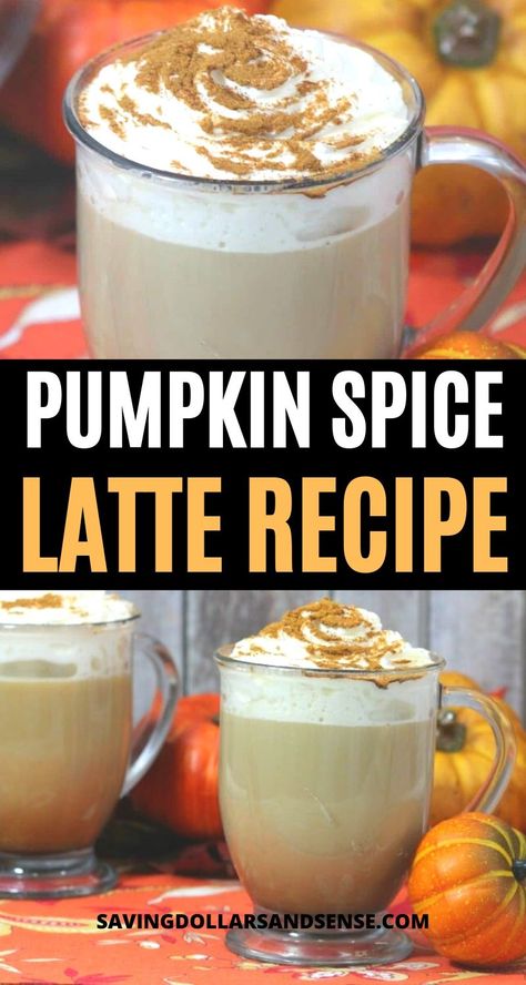 Starbucks Psl, Pumpkin Spice Latte At Home, Pumpkin Spice Latte Recipe, Latte At Home, Pumpkin Spiced Latte Recipe, Recipe Pumpkin, Copycat Starbucks, Copycat Starbucks Recipes, Starbucks Copycat