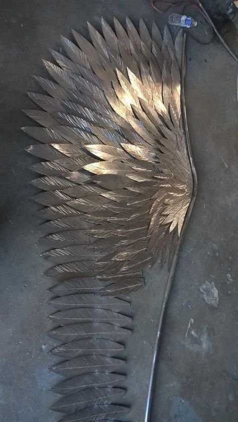 Welding Design, Angel Wings Art, Eagle Statue, Metal Fab, Metal Wings, Custom Rods, Welding And Fabrication, Wings Art, Junk Art