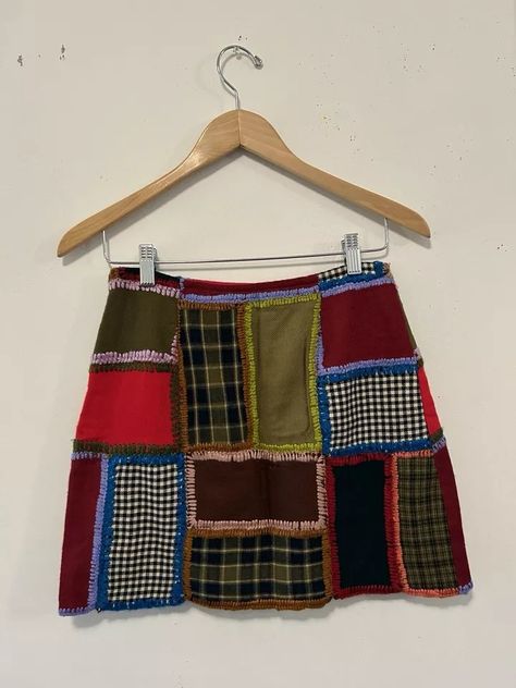 Amazing Rare Vintage Free People Patchwork Skirt Sz 3/4 (27”x15”) Euc | eBay Patchwork Skirt Diy, Patchwork Skirts, Diy Skirt, Patchwork Skirt, Sims 3, Patchwork Quilts, Free People, Skirt, Clothes