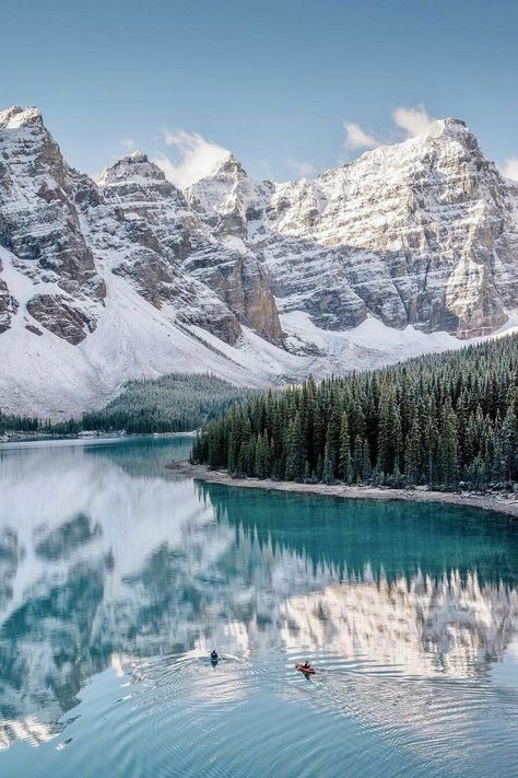 Snow Covered Mountains, World Most Beautiful Place, Canoes, Places In The World, Banff National Park, Skagen, Beautiful Places In The World, Alam Semula Jadi, Whistler