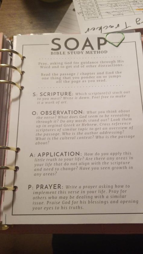 Soap Meaning Bible, Soap Bible Study Method, Soap Bible Study, Reading The Bible, Bible Study Methods, Study Methods, Bible Study Lessons, Christian Stuff, Bible Reading