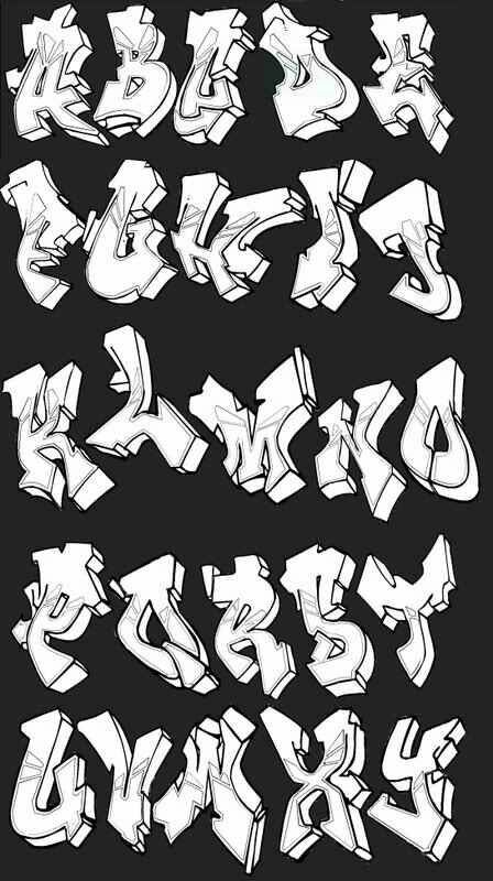 Classic 3D block Graffiti Letters Styles, Graffiti Alphabet Styles, Alphabet Graffiti, Alfabet Font, Graffiti Lettering Alphabet, Graffiti Art Letters, Graffiti Wildstyle, Graffiti Text, Fotografi Urban