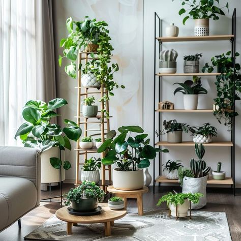 "Transform your home with stunning Indoor Plant Displays! 🪴🌟 Elevate your space with lush greenery and creative arrangements that bring life and freshness to any room. Whether you’re a seasoned plant lover or just starting out, these indoor plant display ideas offer the perfect touch of nature for your home. Discover how easy it is to create your own indoor oasis today! 🌿🏠 #IndoorPlants #PlantDisplays #HomeDecor #GreenLiving" Indoor Plant Display Ideas, Branch Shelves, Indoor Plant Display, Plant Display Ideas, Indoor Oasis, Houseplants Low Light, Potted Plants Outdoor, Shelving Ideas, Plant Display