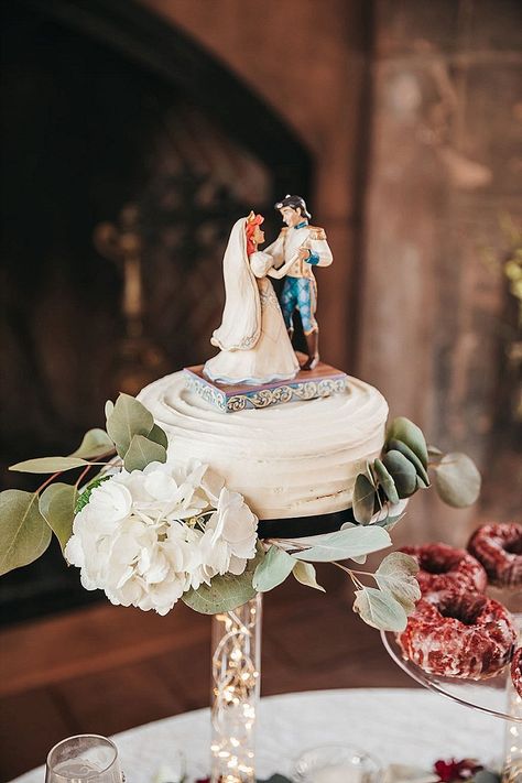 Mermaid Wedding Cake Topper, Ariel Wedding Cake, Disney Cake Toppers Wedding, Chocolate Grooms Cake, Disney Wedding Cake Toppers, Redhead Bride, Little Mermaid Wedding, Disney Cake Toppers, Rustic Groom