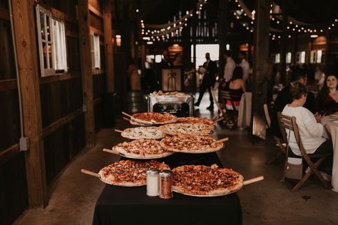 Pizza Bar For Wedding Reception, Wings At Wedding Reception, Bbq At Wedding, Pizza Bar For Wedding, Pizza And Salad Bar Wedding, Pizza And Wings Wedding Reception, Pizza At Wedding Reception Ideas, Pizza Bar Wedding Receptions, Pizza At A Wedding Reception