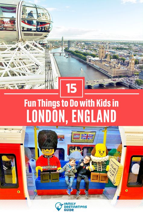 Dreaming about a family vacation to London, England and looking for things to do? We’re FamilyDestinationsGuide, and we’re here to help: Discover the most fun things to do in London with kids - so you get memories that last a lifetime! #london #londonthingstodo #londonwithkids #londonactivities London Family Photos, London Kids Activities, London Activities, Kids Budget, S Activities, London With Kids, London Kids, Days Out In London, London Family