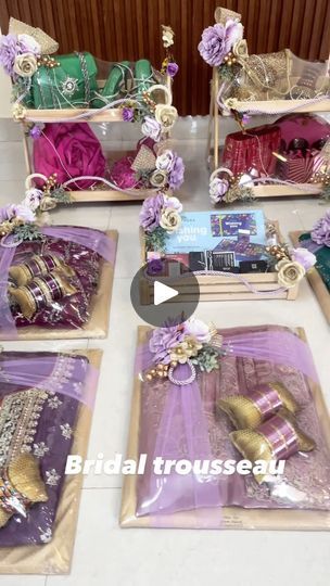 Latest Packing Ideas For Wedding, Wedding Suits Packing Ideas, Bride Gift Packing Ideas, Engagement Hampers For Bride, Bride Dress Packing Ideas Wedding, Bride Packing Ideas, Gift Packing Ideas Wedding For Bride, Food Hampers Packaging Basket Ideas, Bridal Dress Packing Ideas