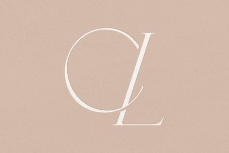 CL | Contemporary wedding monogram, modern monogram, wedding initials, premade logo graphicdesignerclub #graphicdesignerhelp✋. Cl Monogram Logo, Cl Monogram, Cl Logo, Law Firm Logo Design, Foil Printing, Modern Monogram, Wedding Event Decor, Wedding Initials, Wedding Monogram