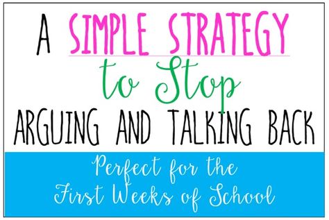 How to Get Your Students to Follow Directions (Upper Elementary) Excessive Talking In The Classroom, Brain Breaks Elementary, Substitute Teacher Resources, Stop Arguing, Jennifer Findley, Teacher Tricks, Teaching Main Idea, School Discipline, Behavior Management Strategies