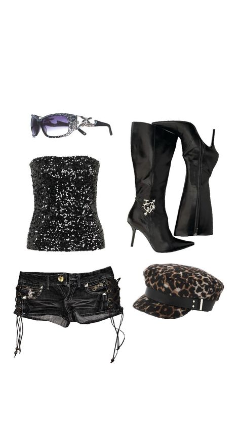 Y2k Glitter Outfit, Stargirl Accessories, Rockstar Clothes, Stargirl Fashion, Popstar Outfit, Stargirl Outfits, Hannah Core, Stargirl Aesthetic, Png Outfits