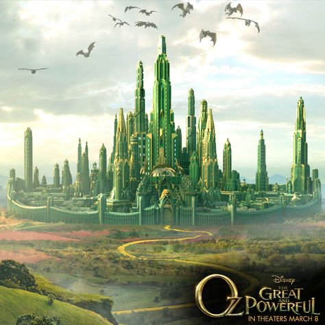 Start your journey on the road to the Emerald City: http://di.sn/a7H Wizard Of Oz Play, Oz The Great And Powerful, The Witches Of Oz, The Emerald City, Land Of Oz, The Wonderful Wizard Of Oz, Find Your Way, The Wizard Of Oz, The Good Witch