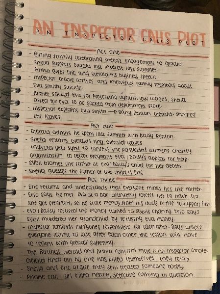 English Literature Notes An Inspector Calls, An Inspector Calls Revision Notes Themes, Aic Revision, An Inspector Calls Quotes, English Literature Poems, Gcse Notes, Literature Poems, An Inspector Calls Revision, English Gcse Revision