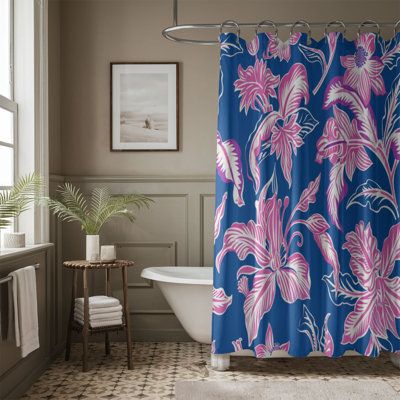 Elevate your bathroom sanctuary to new heights with our exquisite collection of premium Shower Curtains. Meticulously crafted to industry-standard sizes, these curtains promise a flawless fit in any shower space, enhancing the aesthetic allure of your bathroom with effortless sophistication. East Urban Home Size: 74"H x 35"W | East Urban Home Preppy Frontier Art - 1 Piece Standard Shower Curtain blackPolyester | 74"H x 35"W | Wayfair Bathroom Sanctuary, Black Curtains, Shower Liner, Shower Bath, Shower Curtains, Shower Curtain, East Urban Home, 1 Piece, Multi Color