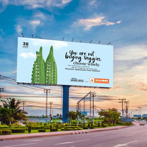 Ad campaign for Shanoor Homes, Trivandrum. | Hoarding Design | Hoarding Design ideas Real Estate Hoarding Design, Hoarding Design Creative, Hoarding Board, Set Design Photography, Hoarding Design, Real Estate Marketing Design, Creative Banners, Face Home, Real Estate Ads