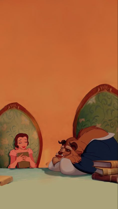 Beauty And The Beast 1991, Beauty And The Beast Art, Movies Wallpaper, Beauty And The Beast Wallpaper, Foto Disney, Disney Couple, Belle And Beast, Beast Wallpaper, Romantic Wallpaper