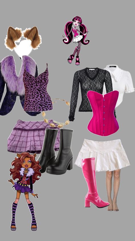 halloween costume inspiration inspo desculara clawdeen cosplay monster high unique costume ideas Clawdeen Cosplay, Draculaura Halloween Costume, Draculaura Halloween, Unique Costume Ideas, Monster High Halloween Costumes, Cartoon Halloween Costumes, Monster High Halloween, Halloween Costume Inspiration, Monster High Costume