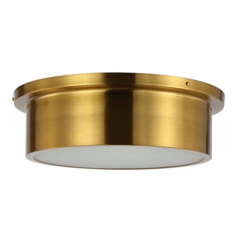 Manon Brass Flush Mount Ceiling Light by World Market Vaulted Closet, Brass Light Fixture, Loft Living, Car Wax, Distilled White Vinegar, Outdoor Light Fixtures, Ceramic Base, Brass Lighting, Ceramic Lamp