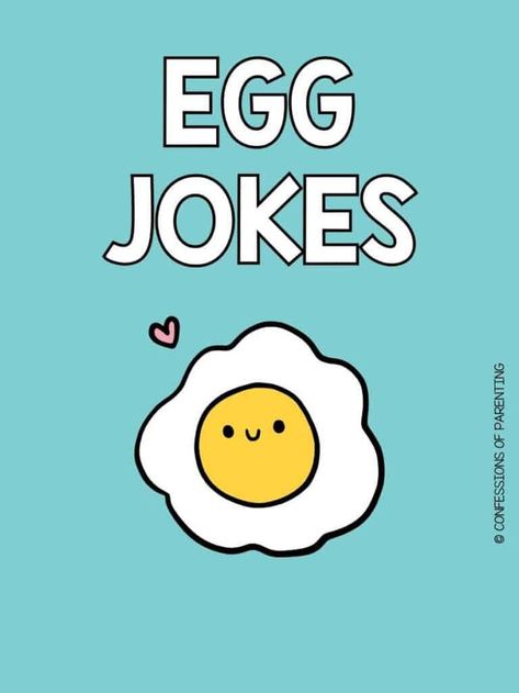 Whether you like them scrambled, boiled, or poached, eggs are a great source of protein and fun. In this collection of 100 egg jokes, you'll find puns, riddles, and one-liners that will make you laugh out loud. From yolks to shells, these jokes cover every aspect of egg humor. You'll never look at eggs the same way again! Egg Jokes, Breakfast Puns, Easter Jokes, Breakfast Baking, Eggs For Breakfast, Senior Activities, Corny Jokes, Funny Names, Practical Jokes