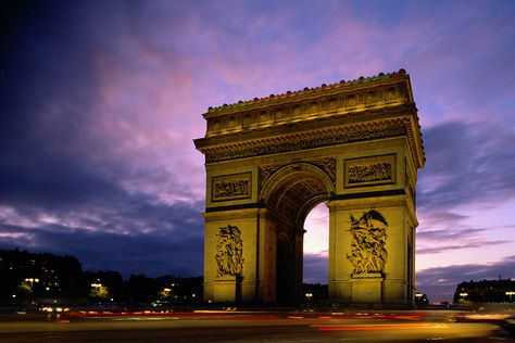 Tourist Spots, At Night, Paris, France