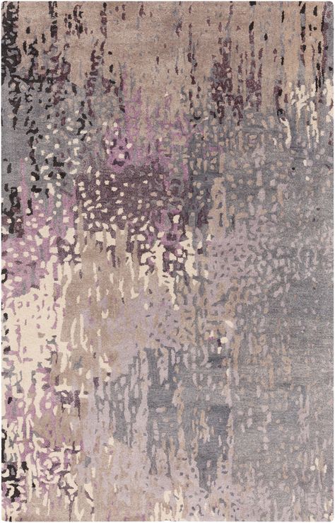 Surya Serenade SRD-2006 Dark Purple Abstract Wool Rug from the Modern Rug Masters collection at Modern Area Rugs Purple Texture, Luxury Purple, Surya Rug, Taupe Rug, Viscose Rug, Surya Rugs, Purple Area Rugs, Purple Abstract, Rug Direct