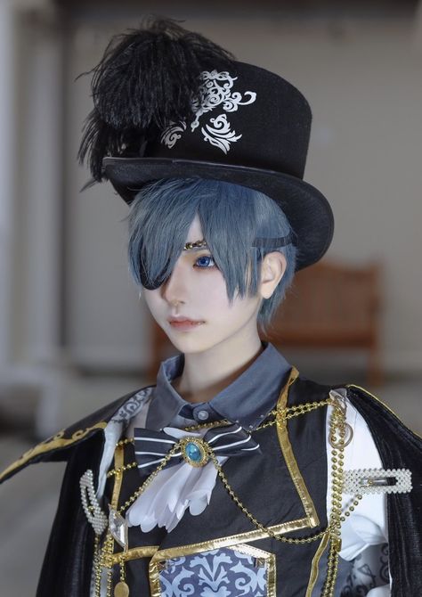 Ciel Cosplayer 「Chiba_2_2」 Ciel Cosplay, Ciel Phantomhive Cosplay, Kostum Cosplay, Black Butler Anime, Butler Anime, Ciel Phantomhive, Cosplay Characters, Chiba, Anime Dolls