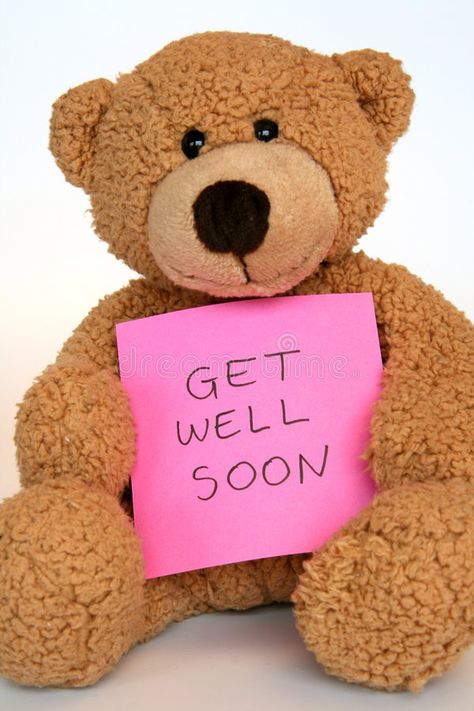 Get well soon. Teddy bear with a get well soon message , #ad, #Teddy, #bear, #message #ad Get Well Soon, Get Well, Teddy Bear