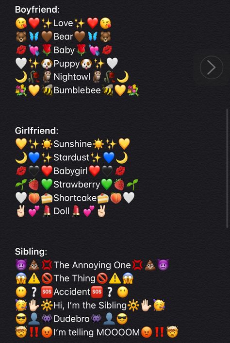 Boyfriend Emoji Contact Name, Cute Emoji Combinations For Boyfriend, Matching Couple Contact Names, Cute Names To Call Your Boyfriend Phone, Nicknamed For Boyfriends, Matching Nicknames For Best Friends, Funny Names To Call Your Boyfriend, Names To Call Your Boyfriend In Your Phone, Birthday Emoji Combination