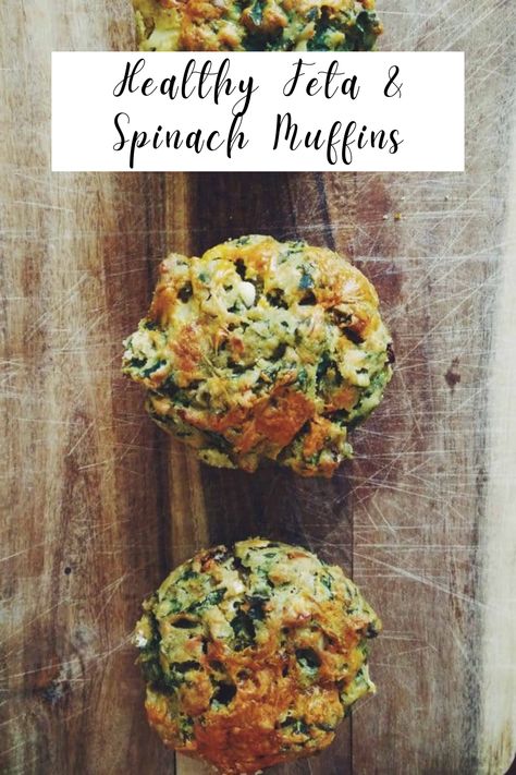 Feta Cheddar And Spinach Muffins, Savory Spinach Muffins, Feta Cheese Muffins, Spinach And Feta Loaf, Healthy Savoury Snacks Easy, Zucchini Feta Muffins, Spinach Muffins Healthy, Spinach Feta Muffins, Easy Savoury Snacks