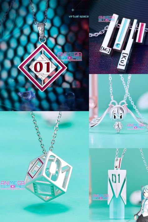 Miku Merch, Miku Keychain, Miku Hatsune Vocaloid, Cheap Toys, Miku Hatsune, Anime Toys, Crystal Necklaces, Pretty Jewelry, Cute Wallpaper Backgrounds