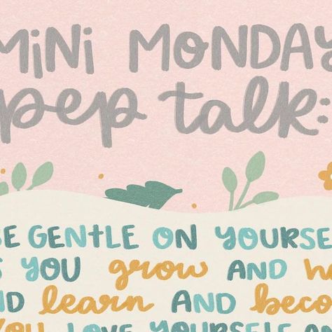 elizabeth 💛 on Instagram: "another mini monday pep talk coming your way!! 💛 . . . . . #mentalhealthawareness #mentalhealthmatters #mentalhealthillustration #mentalhealth #mentalhealthawarenessmonth #mentalhealthsupport #mentalhealthquotes #mentalwellbeing #mentalwellness #eatingdisorderrecovery #eatingdisorderawareness #eatingdisordersupport #edrecovery #edrecoverywarrior #edrecoveryjourney #therapy #therapyworks #therapistsofinstagram #therapyiscool #anxietysupport #mondaymotivation #peptalk" Mini Monday Pep Talk, Mental Health Awareness Month, Mental Health Support, Pep Talks, Mental Health Matters, Mental Wellness, Mental Health Awareness, Monday Motivation, Instagram