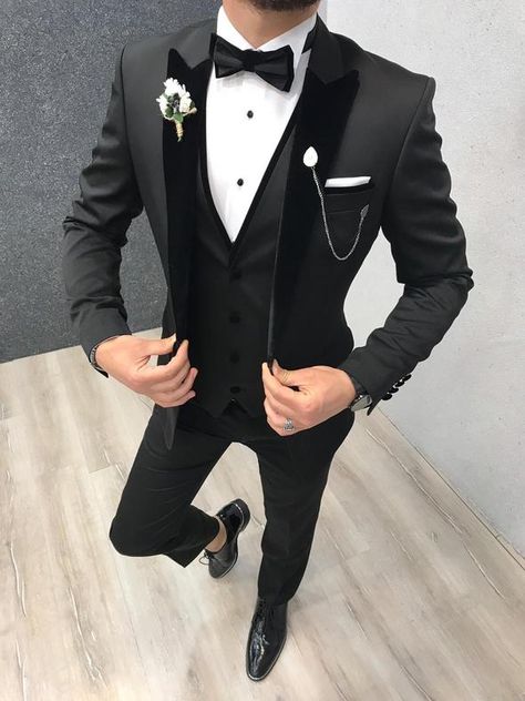 Black Tuxedo Suit, Tuxedo Colors, Navy Blue Tuxedos, Wedding Tux, Pants Gift, Blue Tuxedos, Slim Fit Tuxedo, Designer Suits For Men, Traje Casual