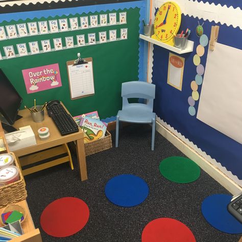 Role play - school Pretend Teacher Play Area, School Themed Dramatic Play, Classroom Role Play Areas, School Roleplay Ideas, School Role Play Area Eyfs, Dramatic Play School Theme, Pretend School Play Area, Teacher Role Play, Eyfs Role Play