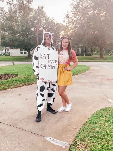 Chickfila Costume, Chickfila Sauce, Costume Ideas, Cow, Sauce, Halloween