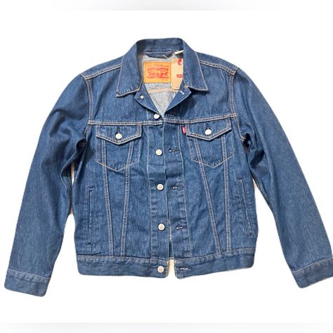 Classic Levi’s Denim Jacket. Regular Fit. Size Men’s Small. Medium Dark Wash. New With Tags. Tags: Oversized, Oversized Jacket, Regular Fit, Classic Denim, Classic, Denim Jacket, Jean Jacket, Vintage, Levi’s, Vintage Levi’s, 90’s, Grunge, Y2k, Men’s Coat, Men’s Jacket, Men’s Denim Jacket Jean Jacket Outfits Men, Jean Jacket Outfits, Jean Jacket Men, Y2k Men, Classic Denim Jacket, Coat Men, Levis Jacket, Denim Jacket Men, Grunge Y2k