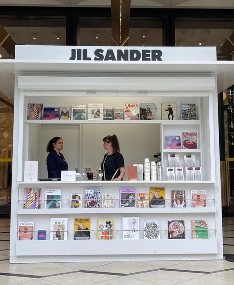 Kiosk Concept, Kiosk Branding, Experiential Marketing Events, Jill Sander, Pop Up Cafe, Selfridges London, 1st October, Brand Pop, Kiosk Design