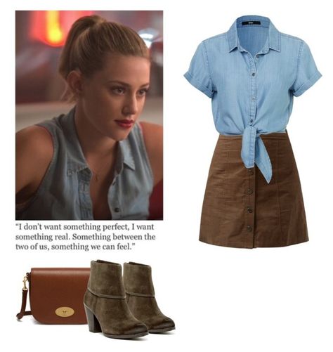 Betty Cooper - Riverdale by shadyannon on Polyvore featuring polyvore fashion style Vince Camuto Mulberry clothing Betty Cooper Style, Betty Cooper Outfits, Betty Cooper Riverdale, Riverdale Fashion, Riverdale Betty, Movie Inspired Outfits, Tv Show Outfits, Fandom Outfits, Betty Cooper