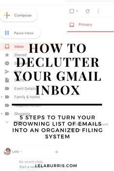 Gmail Hacks Cleaning Tips, How To Organize User Manuals, Email Organization Gmail, Gmail Organization, Organize Gmail, Organize Email, Organize Computer Files, Email Organization, Email Hack