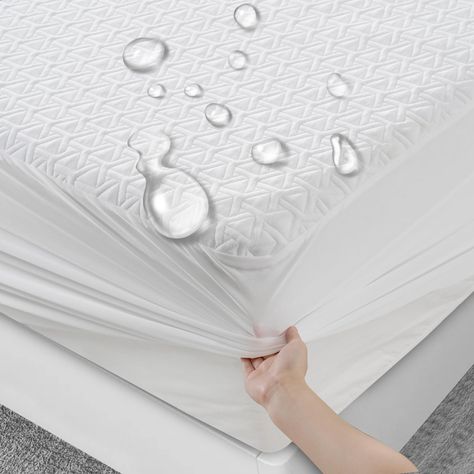 PRICES MAY VARY. 【100% WATERPROOF MATTRESS PROTECTOR】The EMONIA mattress protector is equipped with a premium waterproof TPU layer, providing an invisible barrier to protect your valuable mattress from liquids, stains, sweat, and accidental spills. It helps create a clean and healthy sleeping environment, making it the perfect choice for families with children or pets. 【OEKO-TEX CERTIFIED】The twin xl mattress protector from EMONIA is certified by OEKO-TEX STANDARD 100. This is the most authorita Lint Shaver, Waterproof Mattress Cover, Bamboo Mat, Twin Xl Mattress, Mattress Pad Cover, Urine Stains, Soft Mattress, Bamboo Material, Sleeping Mat