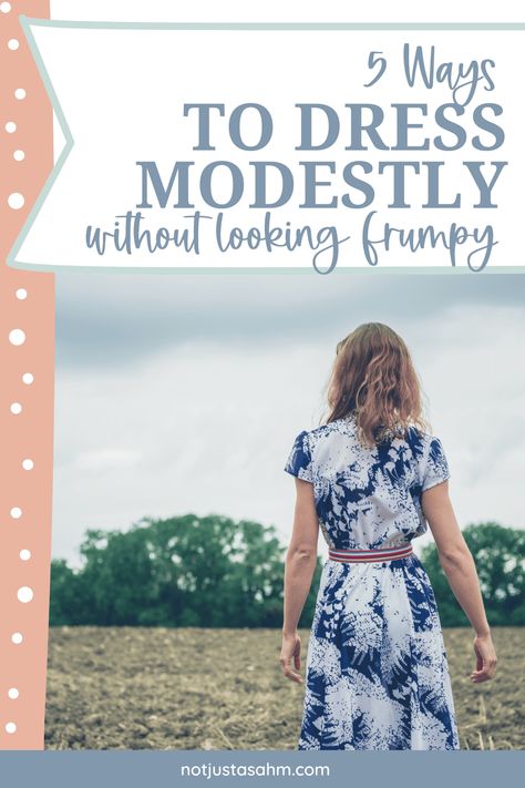 Are you looking for ways to dress modestly without compromising on style? You're in luck! Learn how to dress modestly and look your best with these 5 easy tips. Find out more and say goodbye to frumpy fashion! How To Dress Modestly, Modest Catholic Outfits, Modest Capsule Wardrobe, Christian Modest Outfits, Modest Fashion Christian, Mother Culture, Modest Christian Clothing, Christian Modesty, Christian Outfits