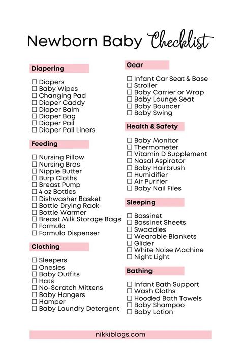 Get the free printable newborn baby checklist that features everything you need for your child's first 12 weeks of life! This minimalist checklist and guide includes everything new moms need to get plus tips for keeping it simple. Click here to get ready for your new baby's arrival. Newborn Shopping List, Newborn Baby Checklist, Checklist Newborn, Newborn Baby Shopping, Minimalist Checklist, Newborn List, Baby Checklist Newborn, Baby Shopping List, New Baby Checklist