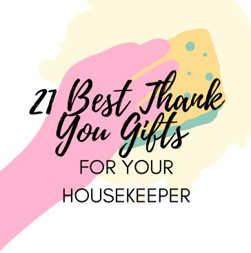 It doesn't take a lot to make your housekeeper feel appreciated and valued. We've put together the 21 best thank you gifts for housekeepers that they will love. #giftguide #gifts #giftideas Housekeeper Gifts Ideas, Gift For Housekeeper, Gifts For Housekeepers, Gifts For Cleaning Lady, Housekeeping Week Gifts, Housekeeping Week Appreciation Ideas, Housekeeping Week Ideas, Housekeeping Appreciation Week Ideas, Diy Coworker Gifts