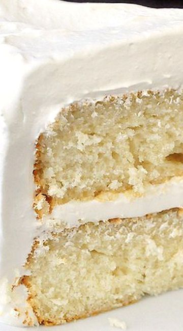 White Velvet Cake - Also red, orange, and lemon velvet recipes! Super Moist Vanilla Cake, Vanilla Cake From Scratch, Almond Coconut Cake, White Velvet Cake, White Velvet Cakes, Fabulous Desserts, French Vanilla Creamer, French Vanilla Cake, Whipped Cream Cheese Frosting