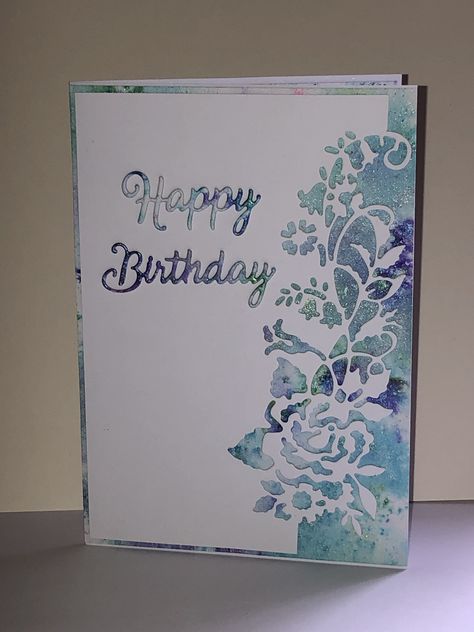 Creative Expressions Edger Dies, Creative Expressions Cards, Kokorosa Cards, Birthday Cards For Mother, Birthday Cards For Women, Paper Rose, Die Cut Cards, Birthday Cards Diy, Wild Rose