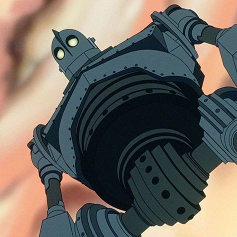 The Iron Giant Is Ready to Tell Us Where He’s Been Cartoon Nostalgia, Art Niche, Iron Giant, The Iron Giant, Giants Fans, Some Jokes, Ready Player One, Arte Robot, Player One