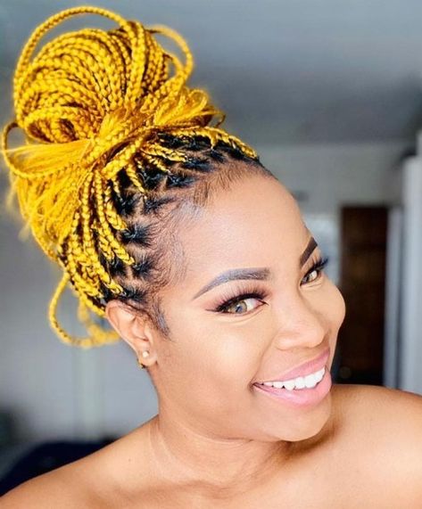 Yellow Braids, Purple Box Braids, Red Box Braids, Box Braids Bob, Ombre Box Braids, Colored Box Braids, Individual Braids, Crochet Box Braids, Big Box Braids Hairstyles